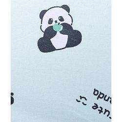 Pine Kids Free Size Umbrella with Panda Print - Light Green