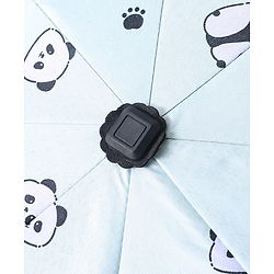 Pine Kids Free Size Umbrella with Panda Print - Light Green