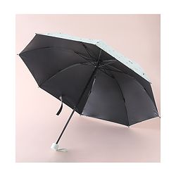 Pine Kids Free Size Umbrella with Panda Print - Light Green