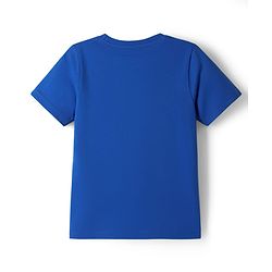 Pine Kids Cotton Knit Half Sleeves T-Shirt & Shorts Night Suit With Gaming Print - Blue