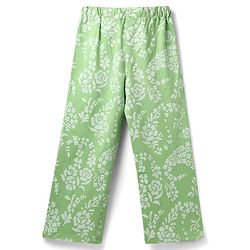 Pine Kids Cotton Knit Half Sleeves Floral Printed Co-Ords Top & Pyjama Night Suit - Light Green