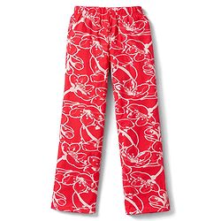 Pine Kids Cotton Knit Half Sleeve Co-Ord T-Shirt & Pyjama Night-Suit With Text & Floral Print - Red