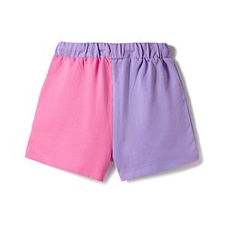 Pine Kids Disney 100% Cotton Knit Half Sleeve T-Shirt & Shorts Set With Disney Princess Graphics - Multicolour