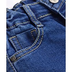 Pine Kids Woven Full Length Washed Jeans - Blue