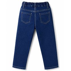 Pine Kids Woven Full Length Washed Jeans - Blue