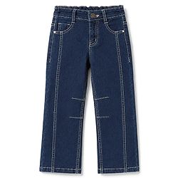 Pine Kids Woven Full Length Cut  N Sew Jeans - Navy Blue