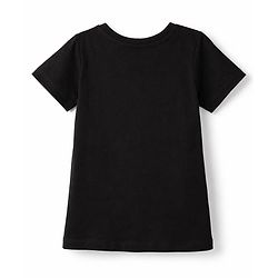 Pine Kids Cotton Knit T-Shirts with Dragonfly Embellishment Black 4-5 Years