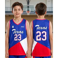Pine Active Knit Sleeveless T-Shirt With Basketball Print - Multicolor