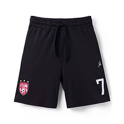 Pine Active Knit Half Sleeves T-Shirt With Shorts Football Set With Portugal Print - Red & Black