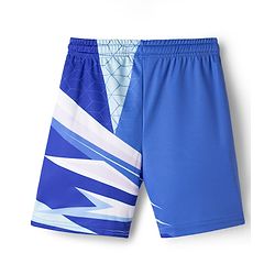 Pine Active Knit Sleeveless T-Shirt & Shorts Basketball Set With 32 Print - Blue