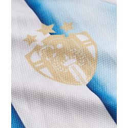 Pine Active Knit Half Sleeves T-Shirt & Shorts Football Set With Argentina Print - Multicolor