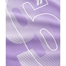 Pine Active Knit Sleeveless Tank T-Shirt & Shorts Set with Athletic Print - Lavender