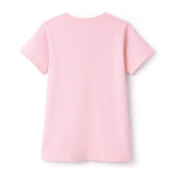 Pine Kids Cotton Knit T-Shirt with Sweetheart Bow Print Pink 4-5 Years