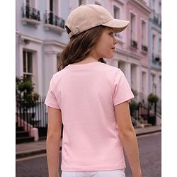 Pine Kids Cotton Knit T-Shirt with Sweetheart Bow Print Pink 4-5 Years