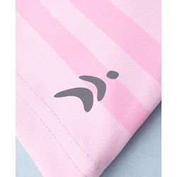 Pine Active Knit Drop Shoulder Sleeves T-Shirt With 32 Print - Pink