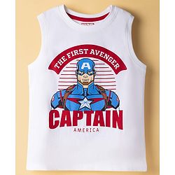 Pine Kids Marvel 100% Cotton Knit Half Sleeves Shirt & T-Shirt With Avengers Graphics - Multicolour