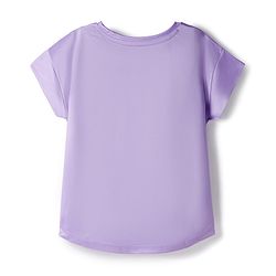 Pine Active Knit Half Sleeves T-Shirt With Soccer Culture Print -Lavender