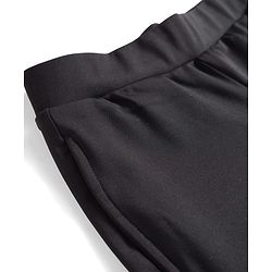Pine Active Knit Full Length Solid 4 Way Stretch Flared Leggings - Black