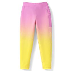Pine Active Knit Full Length Leggings With Ombre Effect - Pink