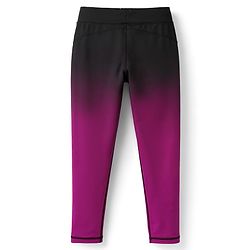 Pine Active Knit Full Length Leggings With Ombre Effect - Black