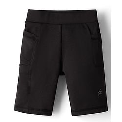 Pine Active Knit Ultra Comfort way Stretch Aero Soft Cycling Shorts Solid Colour - Black