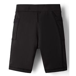 Pine Active Knit Ultra Comfort way Stretch Aero Soft Cycling Shorts Solid Colour - Black