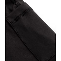 Pine Active Knit Ultra Comfort way Stretch Aero Soft Cycling Shorts Solid Colour - Black