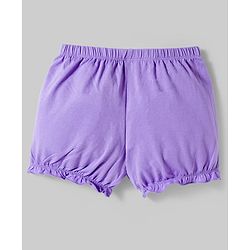 Pine Kids Cotton Lycra Knit Hearts Printed Bloomers Pack Of 3 ( Colour May Vary )