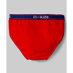 Pine Kids Cotton Elastane Knit Printed Briefs Pack of 3 - Multicolor