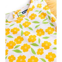 Pine Kids Cotton Knit Top Floral Print Multi Color 4-5 Years