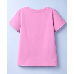 Pine Kids Cotton Knit T-Shirt with Graphic Print Pink 4-5 Years