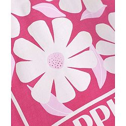 Pine Kids Cotton Knit T-Shirt Half Sleeves Round Neck Graphic Pink 4-5 Years