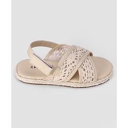 Pine Kids Velcro Closure Sandal - Beige