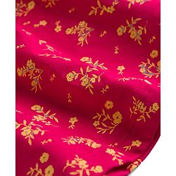 Pine Kids Cotton Knit Sleeveless Floral Printed Top - Red