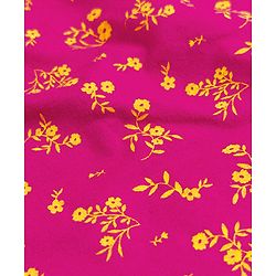 Pine Kids Cotton Knit Sleeveless Floral Printed Top - Red