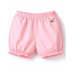 Pine Kids Cotton Lycra Knit Solid Bloomers Pack of 3 (Color May Vary)