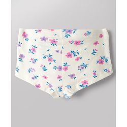 Pine Kids Cotton Lycra Knit Striped & Floral Printed Panties Pack of 3 (Color May Vary)