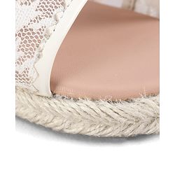 Pine Kids Velcro Closure Sandal - White