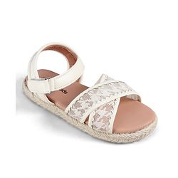 Pine Kids Velcro Closure Sandal - White