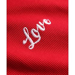 Pine Kids Cotton Knit Top Sleeveless Round Neck Red 5-6 Years