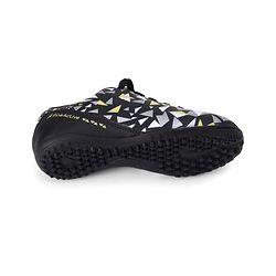 Pine Active Lace Closure Geometric Printed Football Shoes - Black