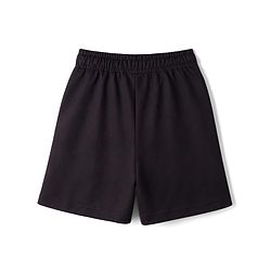 Pine Active Knit Half Sleeves Striped T-Shirt & Shorts Set - Black
