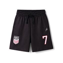 Pine Active Knit Half Sleeves Striped T-Shirt & Shorts Set - Black
