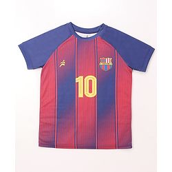 Pine Active Knit Half Sleeves T-Shirt & Shorts Football Set - Light Blue