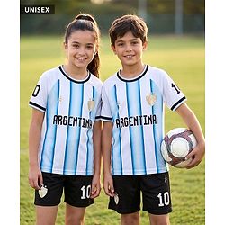 Pine Active Knit Half Sleeves T-Shirt & Shorts Football Set - Light Blue