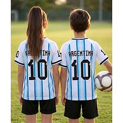 Pine Active Knit Half Sleeves T-Shirt & Shorts Football Set - Light Blue