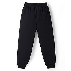 Pine Kids Disney 100% Cotton Knit Full Length Cut N Sew Track Pant Stitch Graphic- Black
