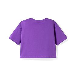 Pine Kids Cotton Knit T-Shirts with Graphic Print Purple 4-5 Years