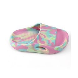 Pine Kids Flip Flops with Marble Print - Pink