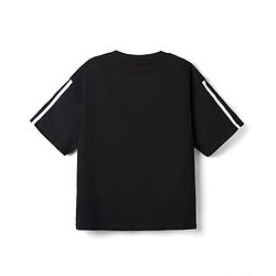 Pine Kids Disney 100% Cotton Knit Half Sleeves T-Shirt & Shorts Set With Mickey Mouse Graphic - Black